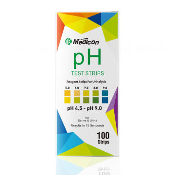 Urine saliva pH test strips 4.5-9.0